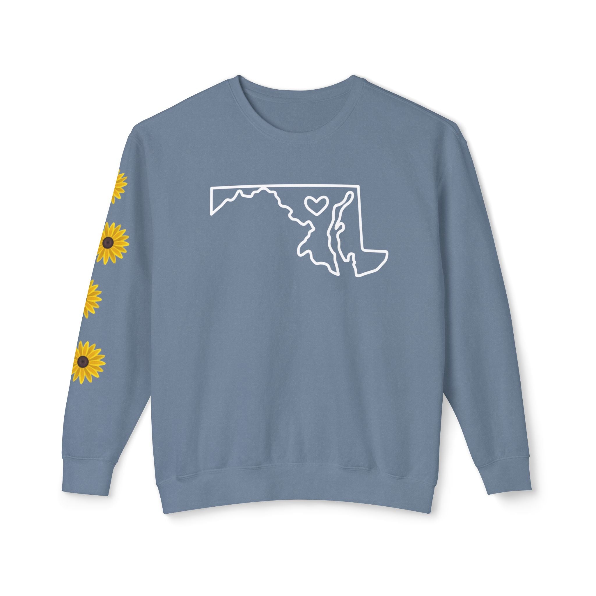 Maryland Outline Crewneck Sweatshirt
