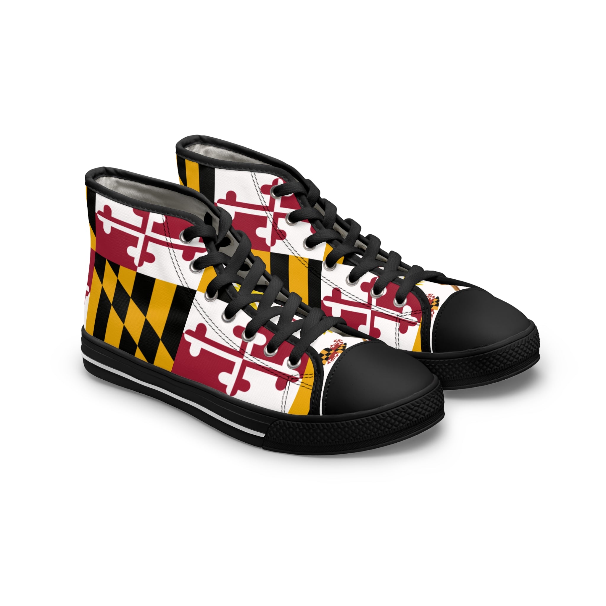 Maryland Flag High Top Sneakers
