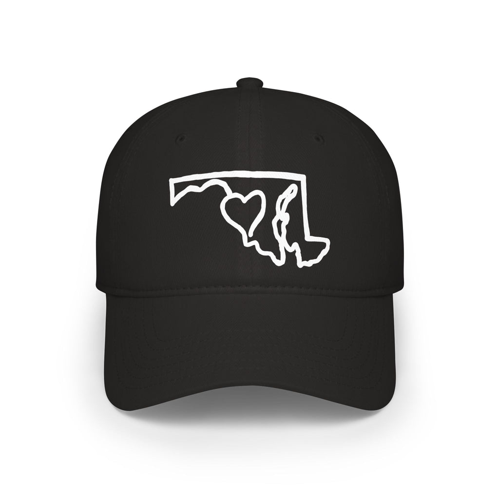 Maryland Outline Cap with Heart