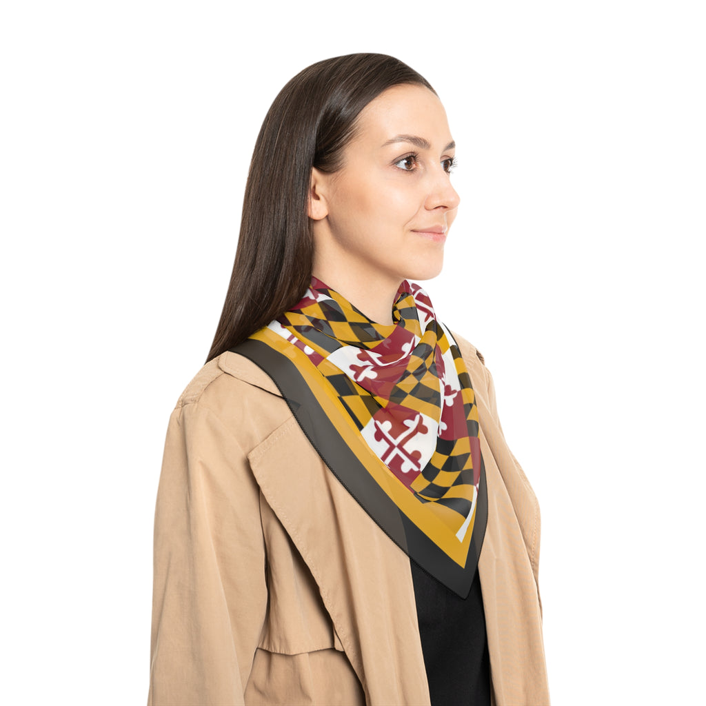 Maryland Flag Pattern Scarf