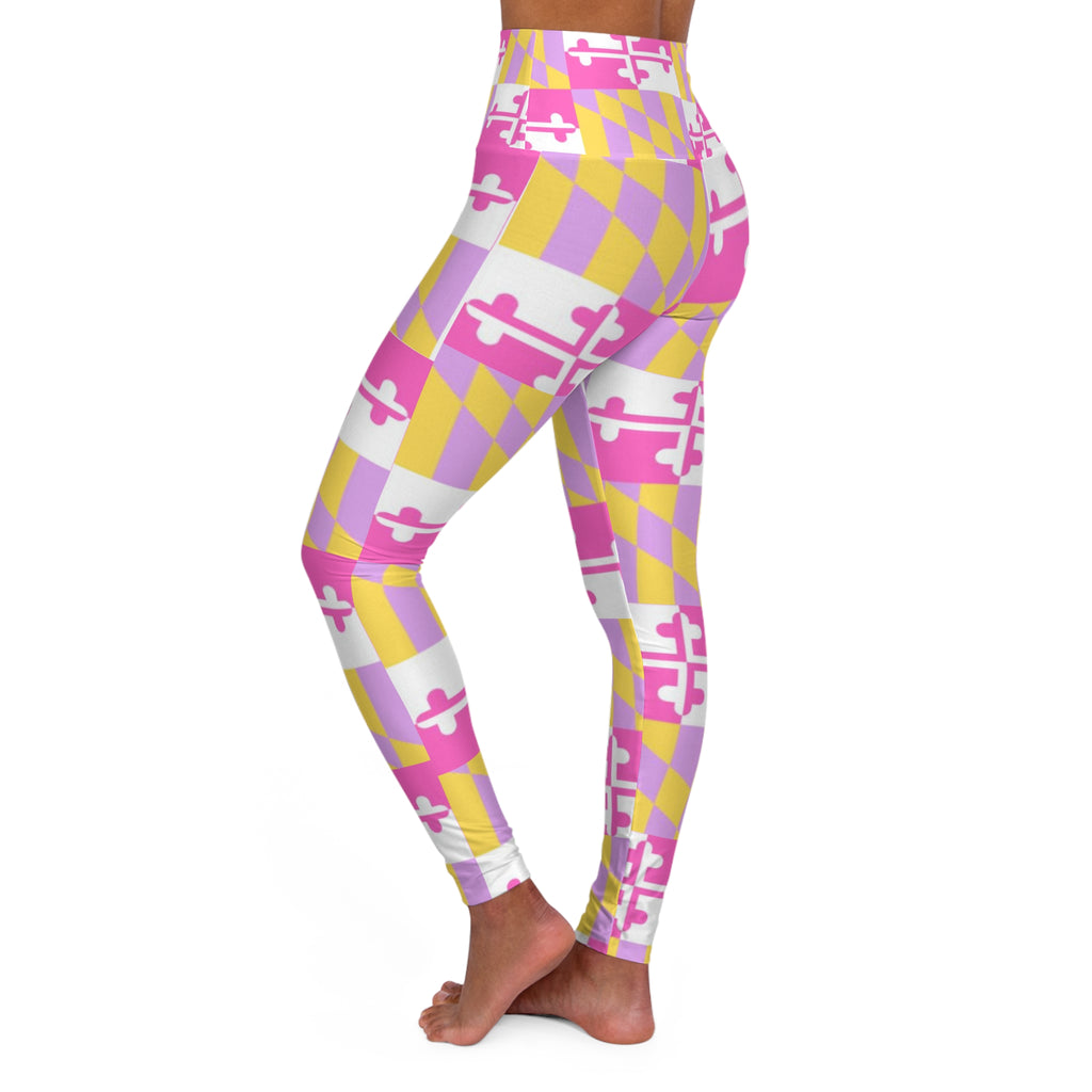 Maryland Flag Multicolor Pink & Yellow Pants