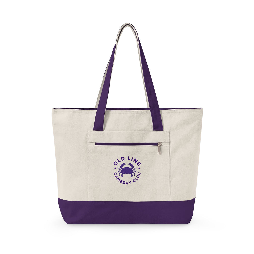 Old Line Gameday Club Zipper Tote