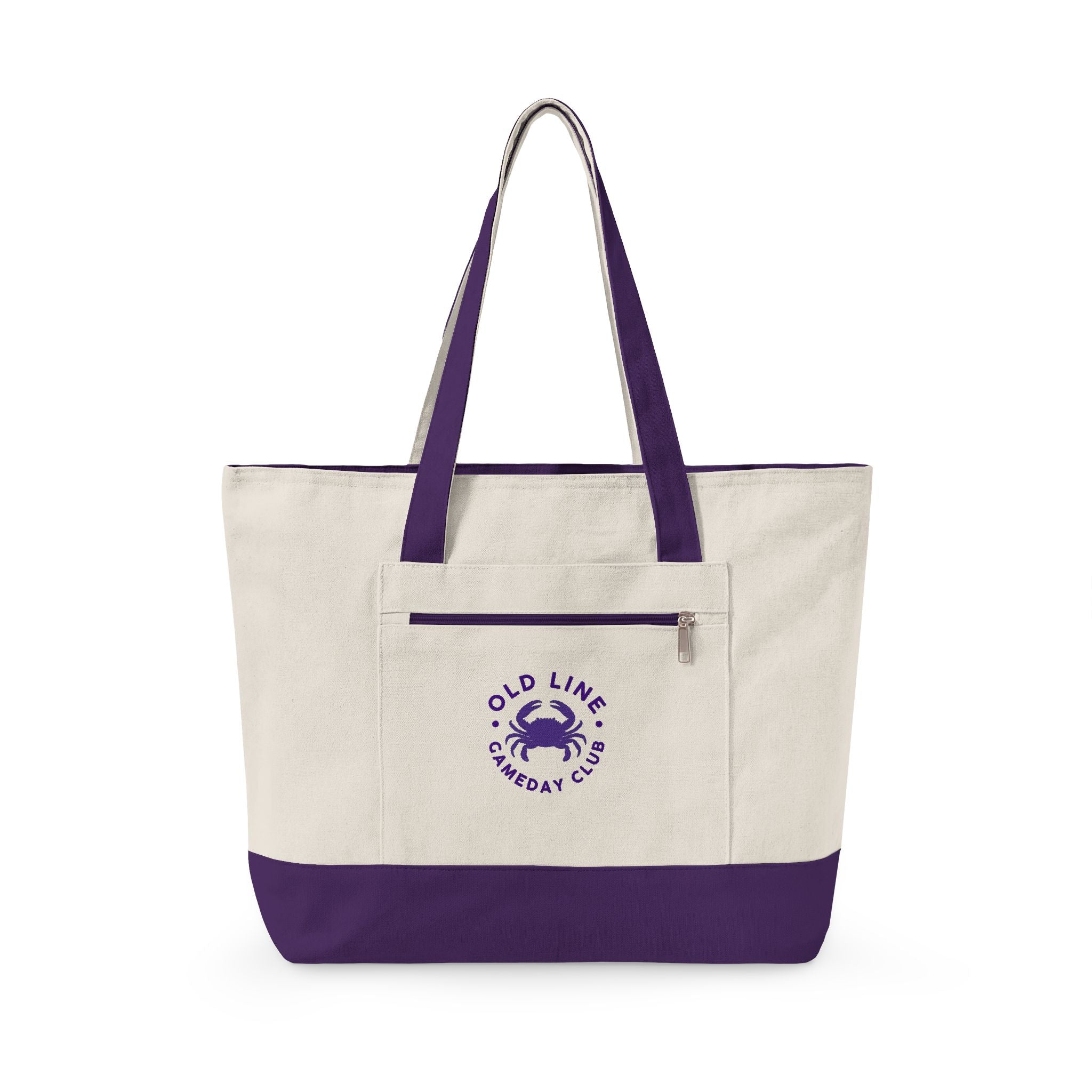 Old Line Gameday Club Zipper Tote