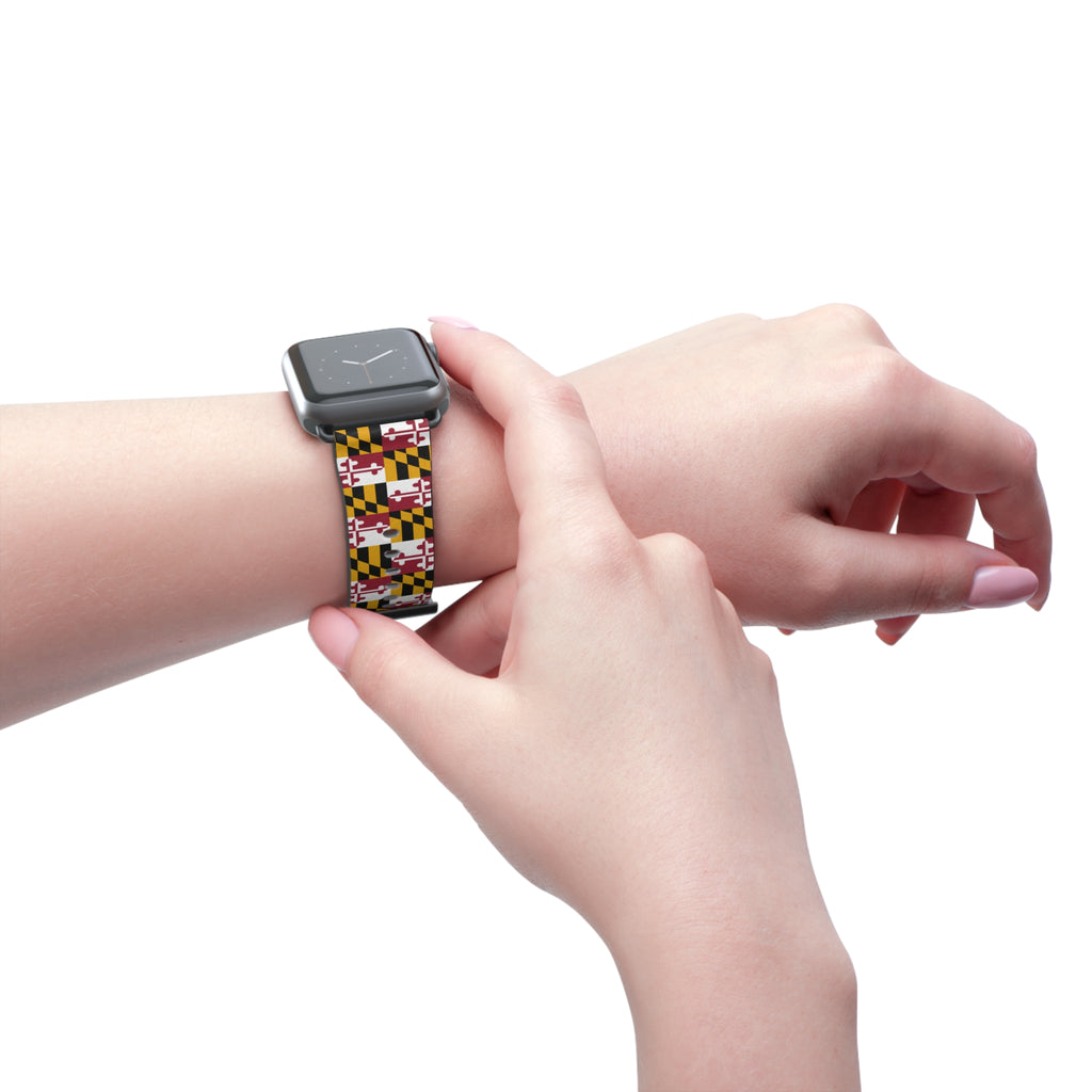 Maryland Flag Watch Band