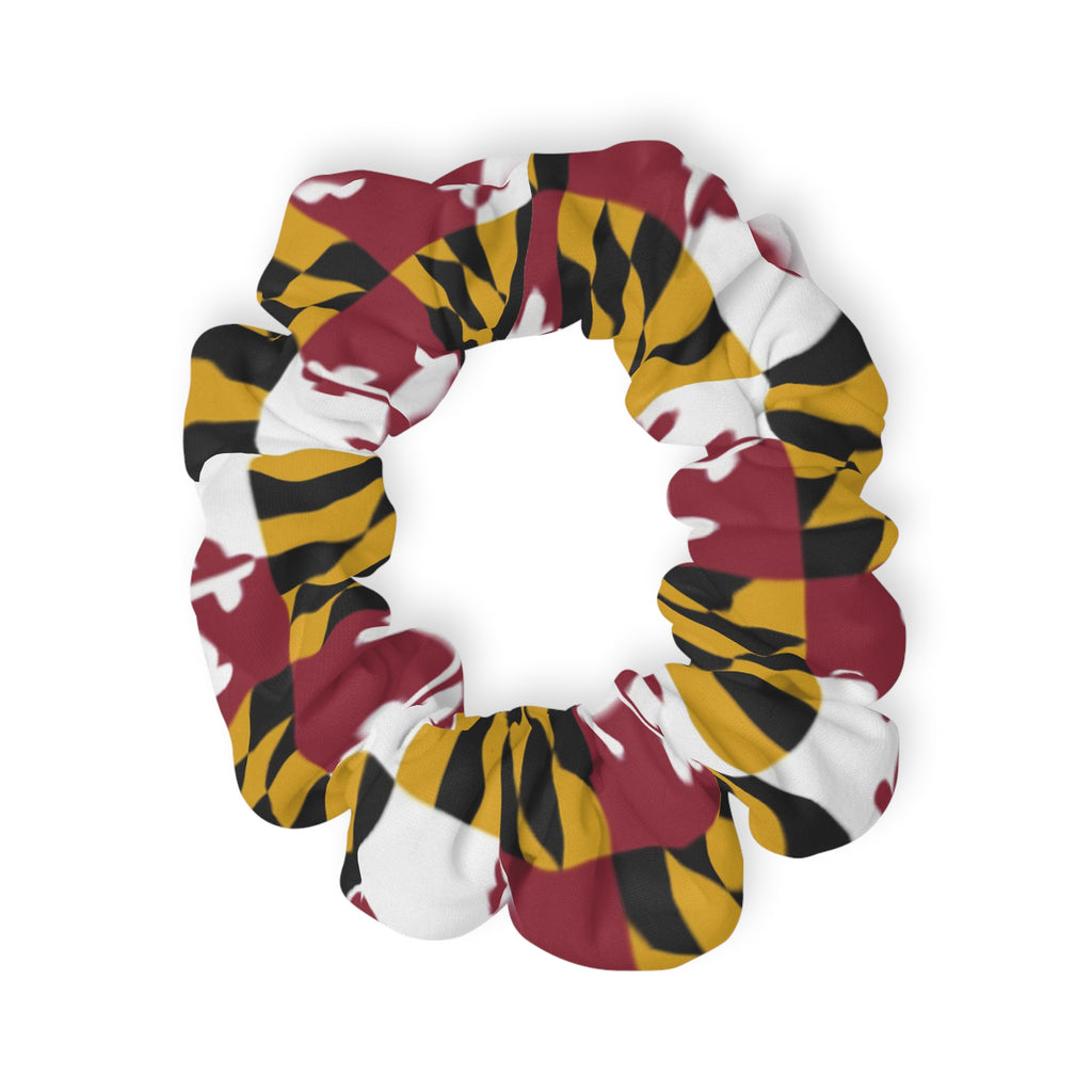 Maryland Flag Scrunchie — State Pride Hair Accessory