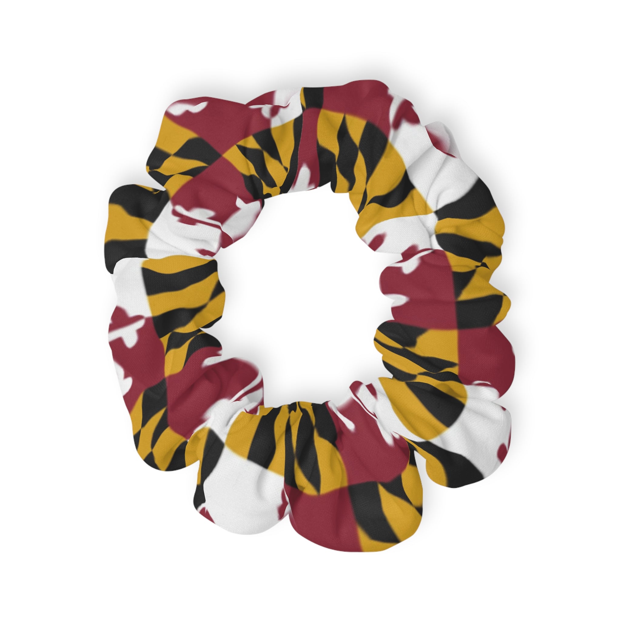 Maryland Flag Scrunchie — State Pride Hair Accessory