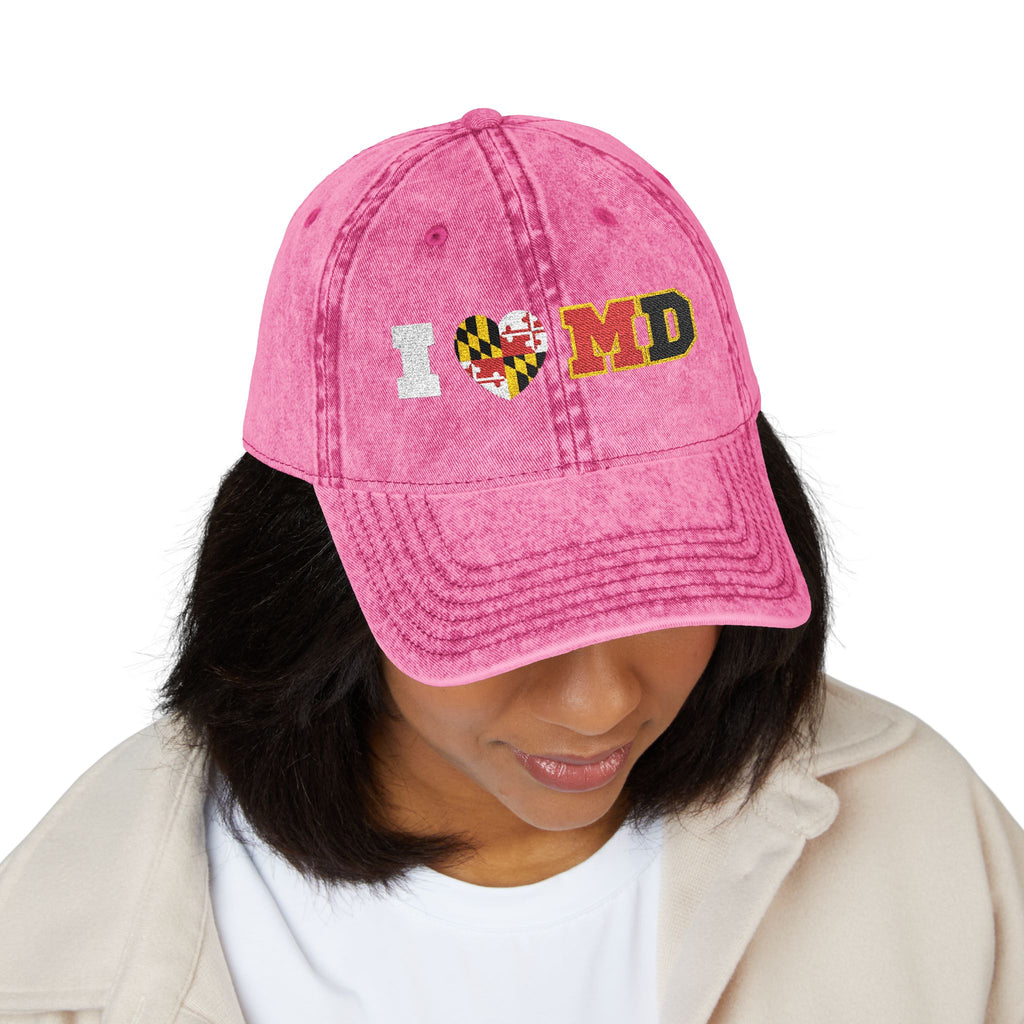 I ❤️  MD  Vintage Cap