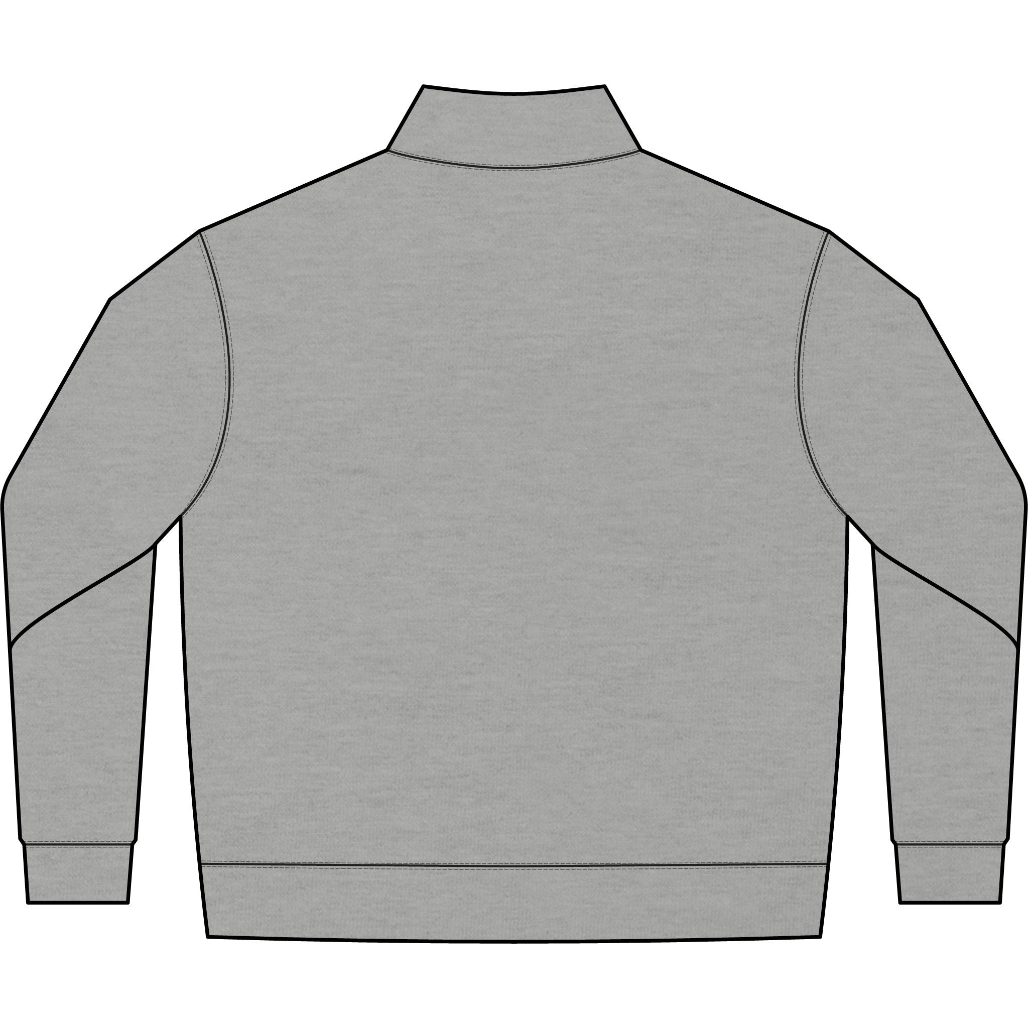 Maryland Flag Quarter-Zip Pullover — Small Chest Patch Fleece