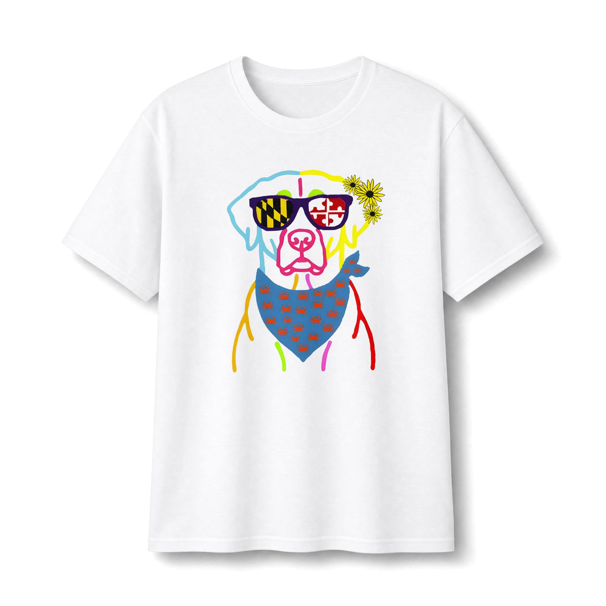 Chesapeake Bay Retriever Neon Tee