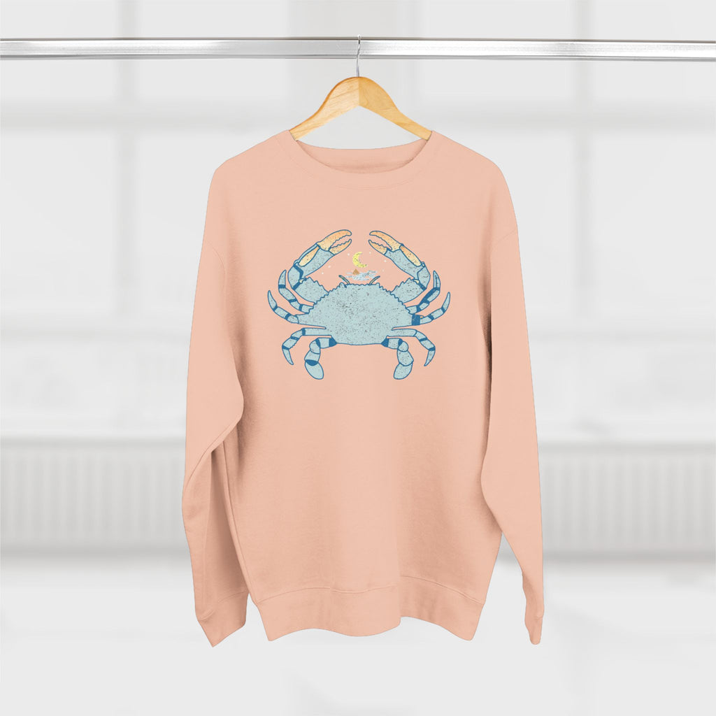 Crab and Coastal Night Crewneck