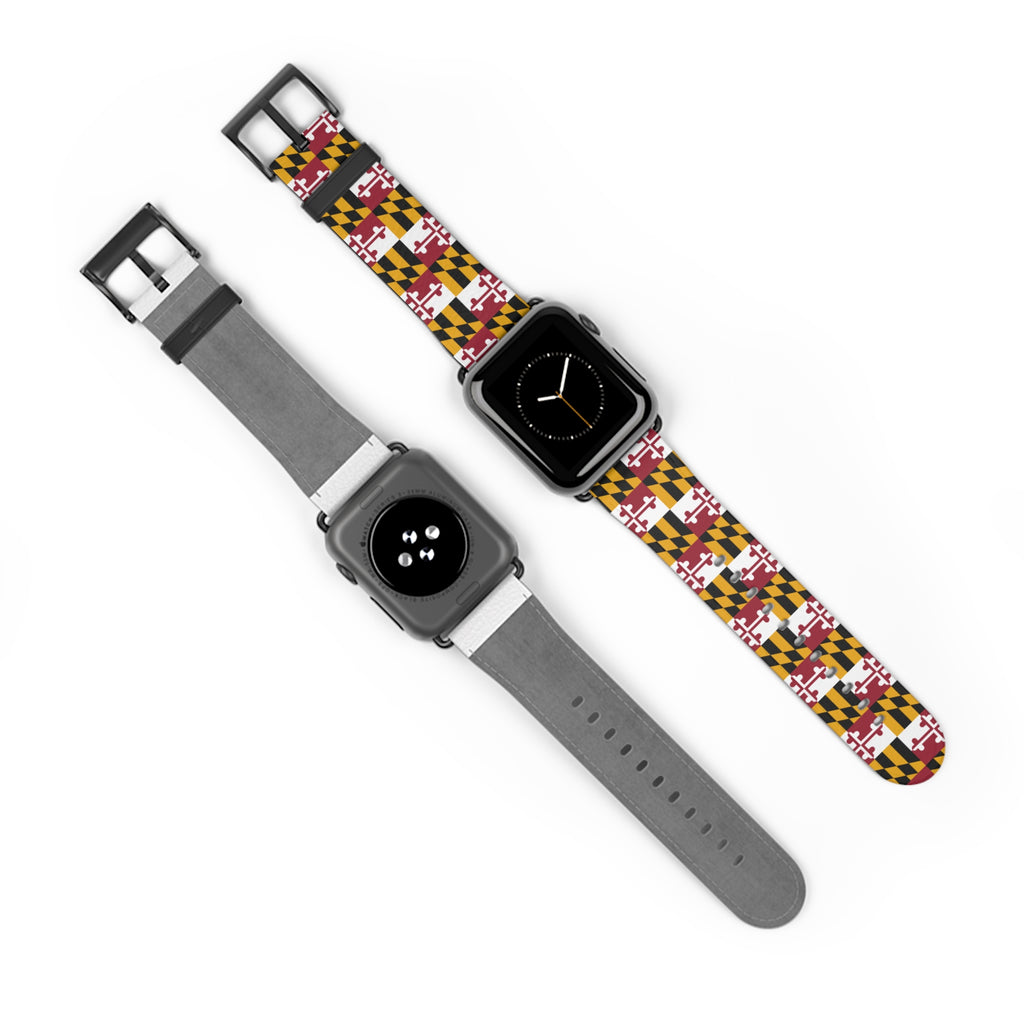 Maryland Flag Watch Band