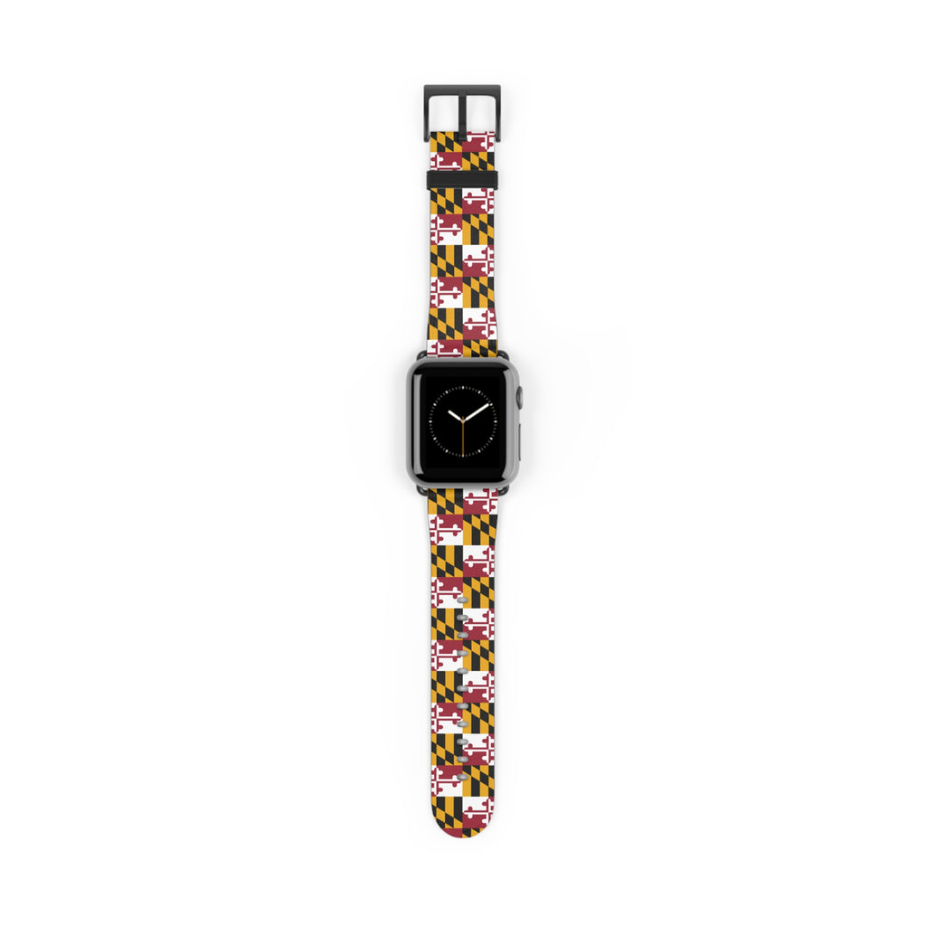 Maryland Flag Watch Band