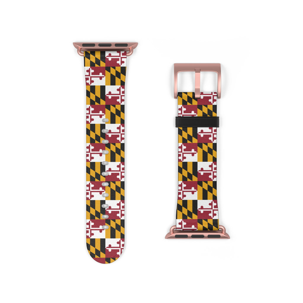Maryland Flag Watch Band