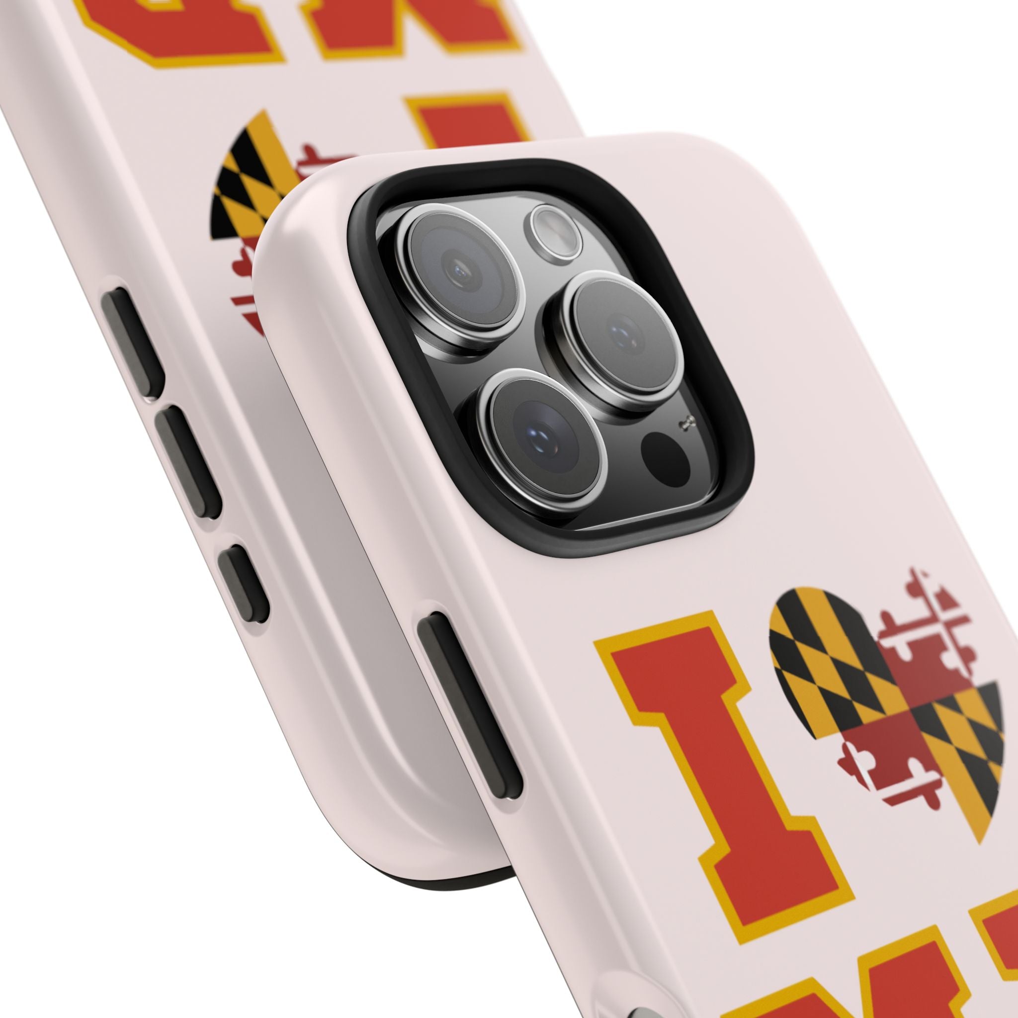 I Heart MD Maryland Flag Phone Case | Tough Phone Case