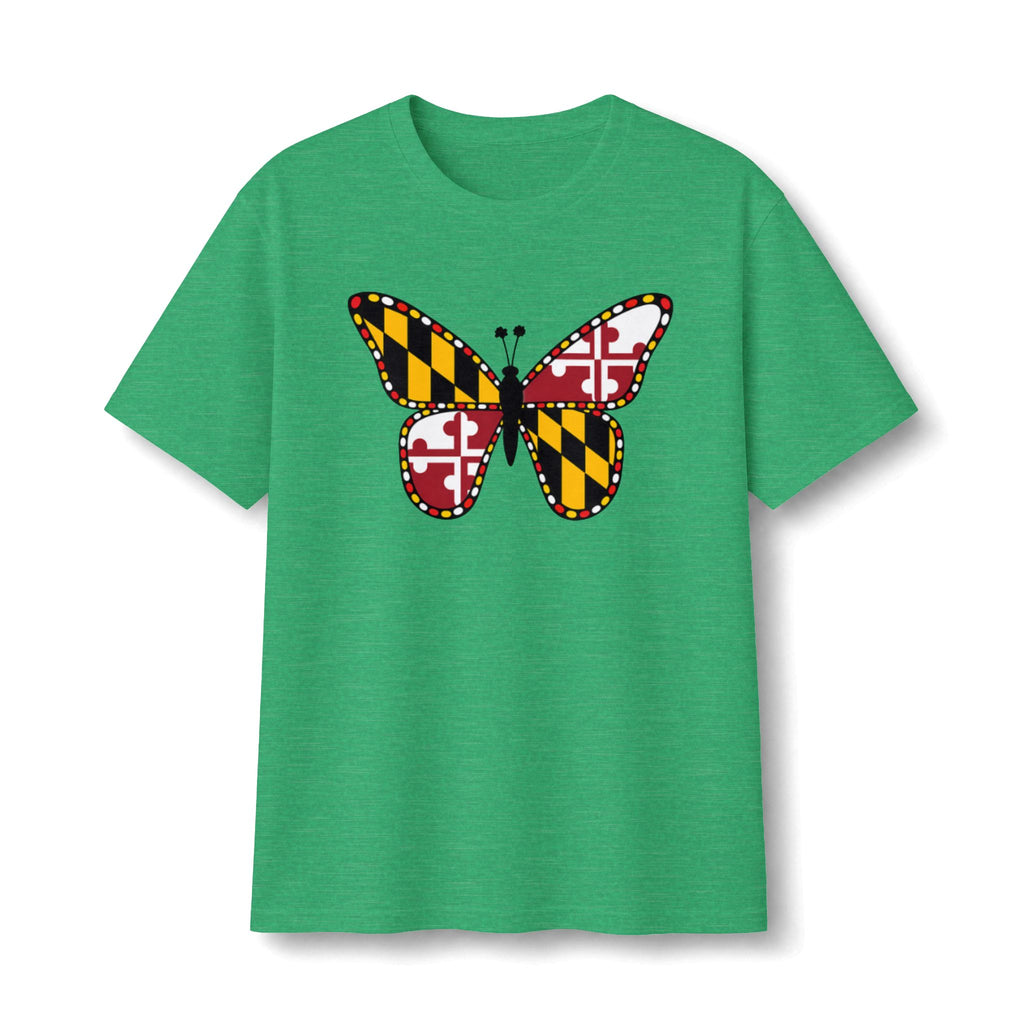 Maryland Flag Butterfly T-Shirt
