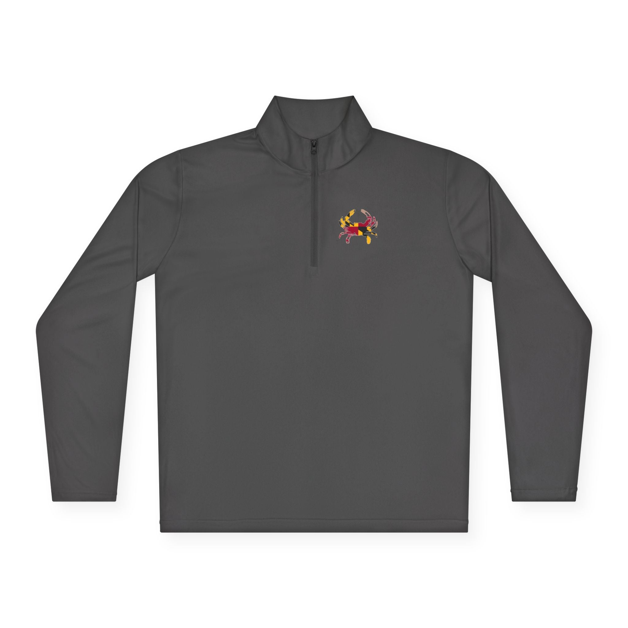 Maryland Flag Crab Quarter Zip Active, casual wear