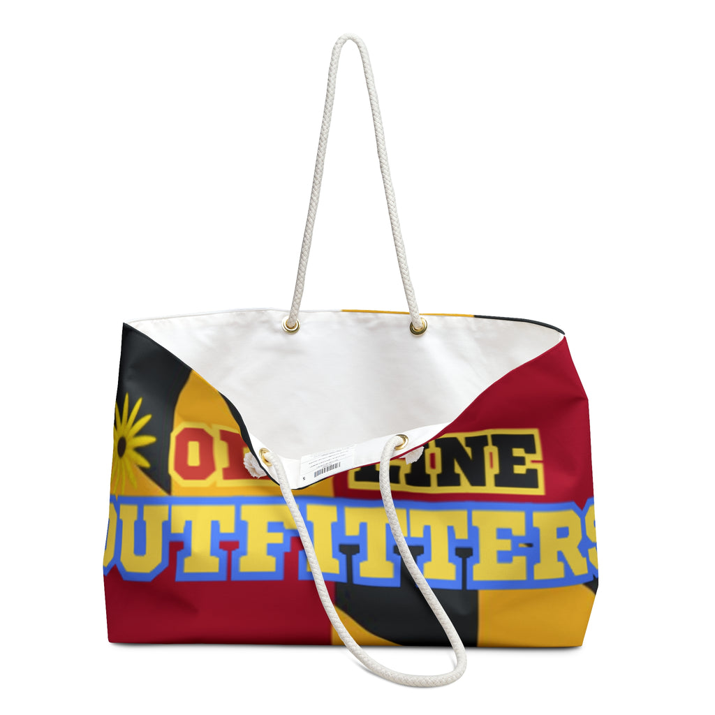 Maryland Flag Patchwork Weekender Bag | Old Line Outfitters