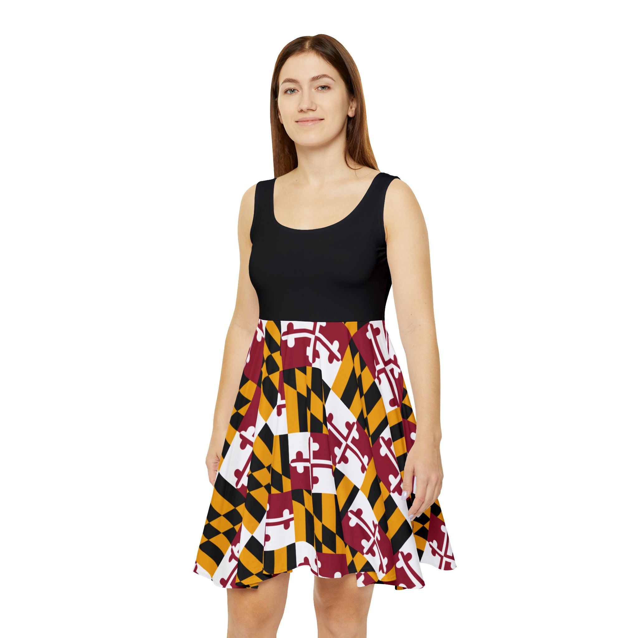Maryland Flag (skirt pattern) Dress