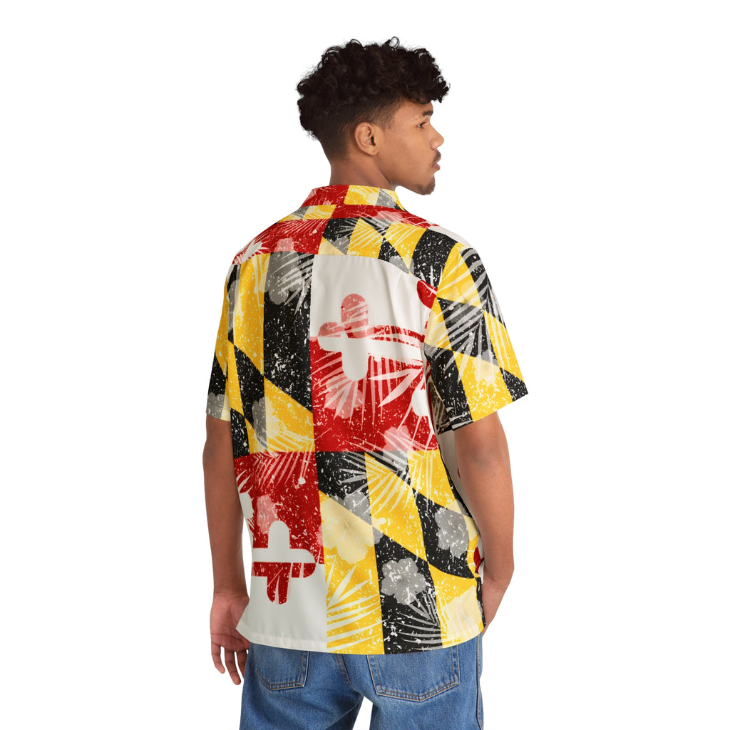 Maryland Flag Hawaiian Shirt