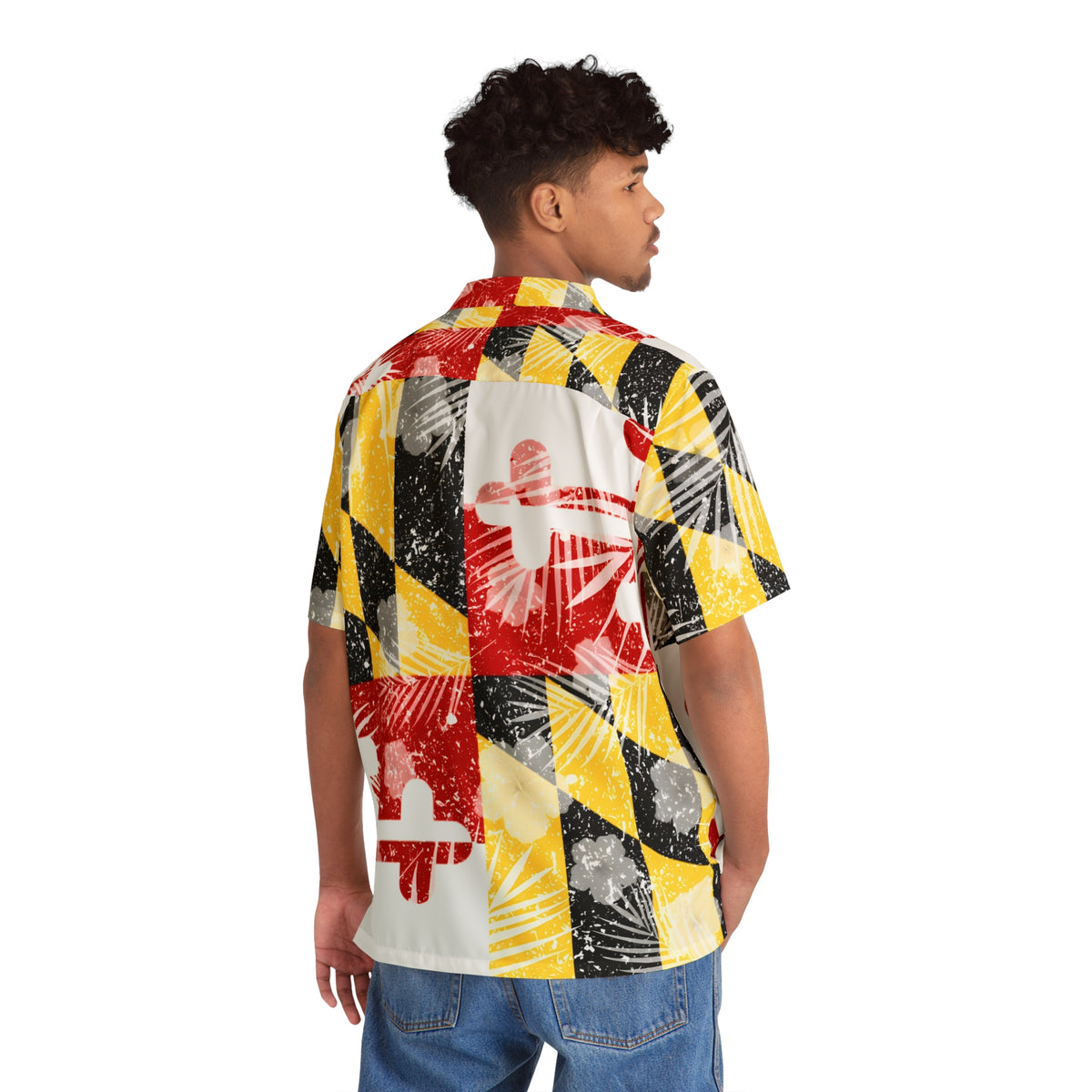 Maryland Flag Hawaiian Shirt
