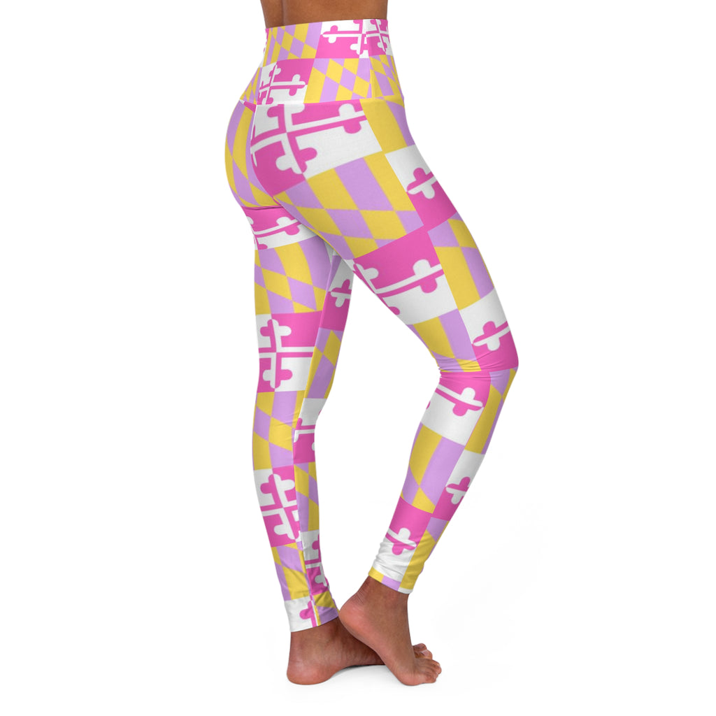 Maryland Flag Multicolor Pink & Yellow Pants
