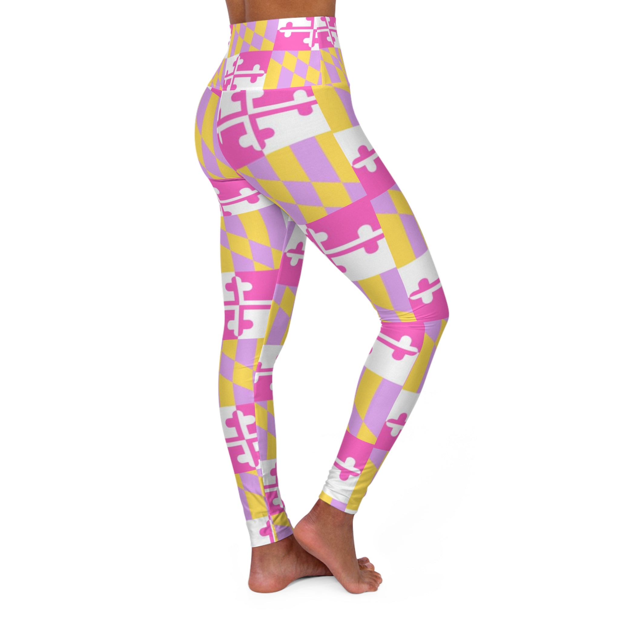 Maryland Flag Multicolor Pink & Yellow Pants