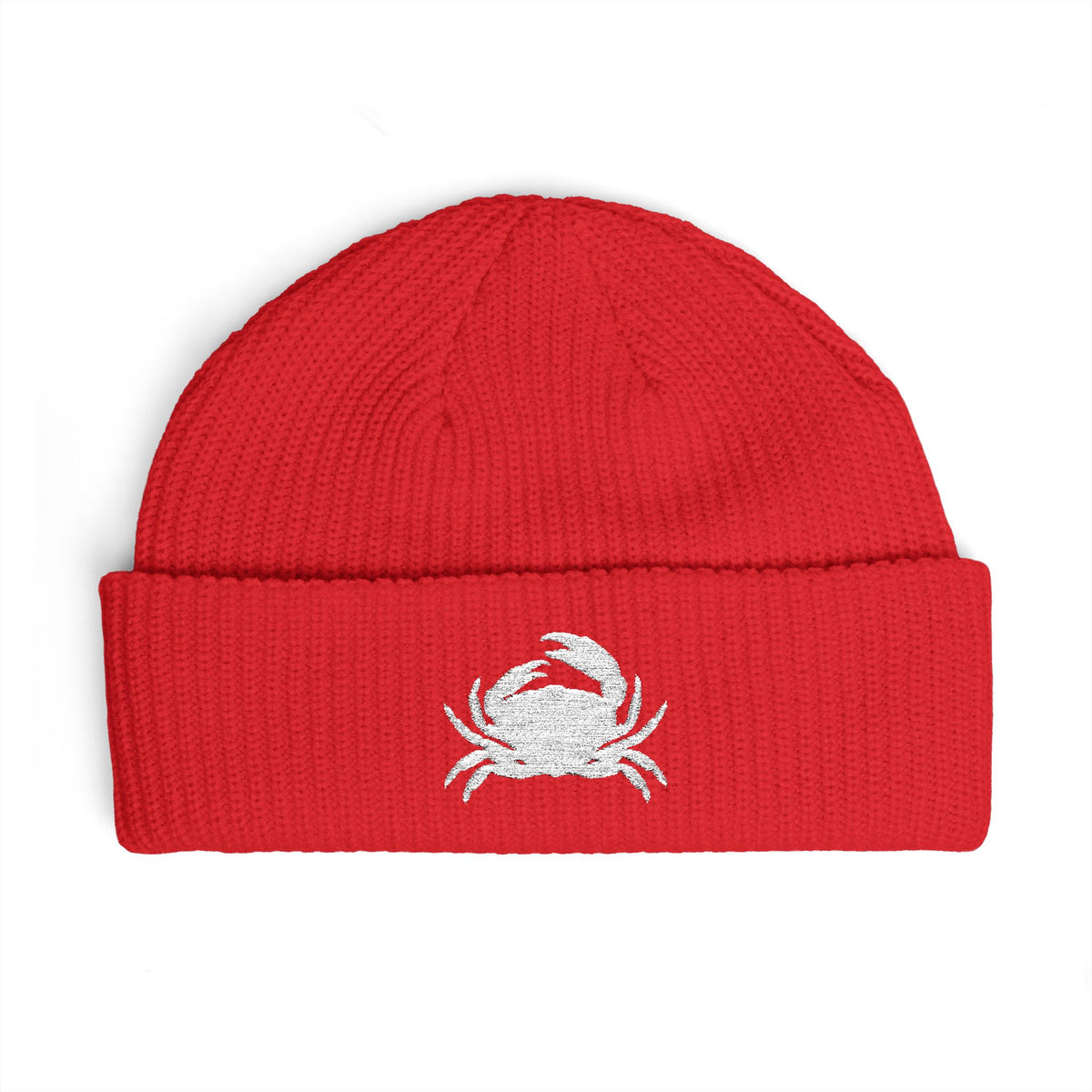 Crab Embroidered Beanie