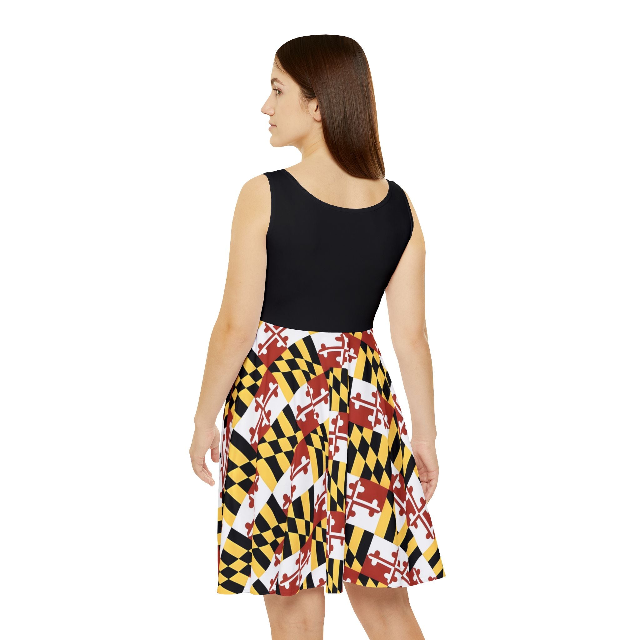 Maryland Flag (skirt pattern) Dress