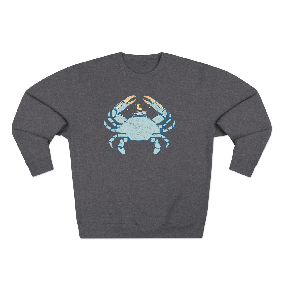 Crab and Coastal Night Crewneck