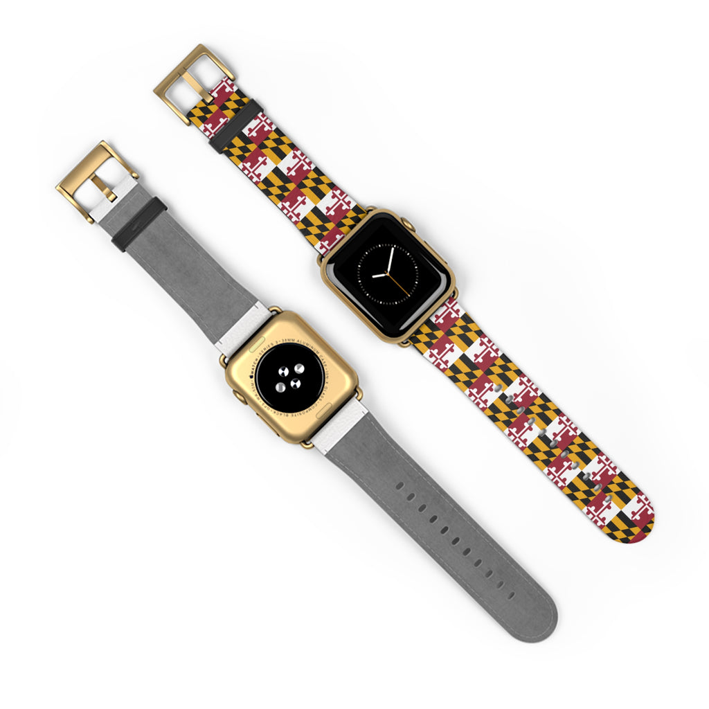 Maryland Flag Watch Band