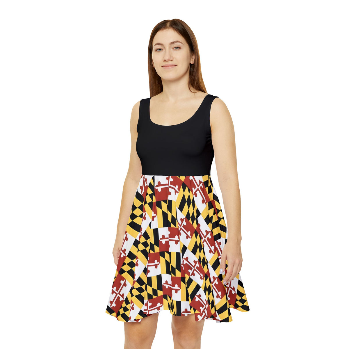 Maryland Flag (skirt pattern) Dress
