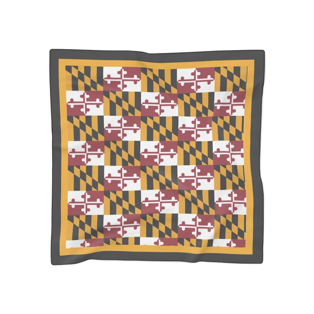 Maryland Flag Pattern Scarf