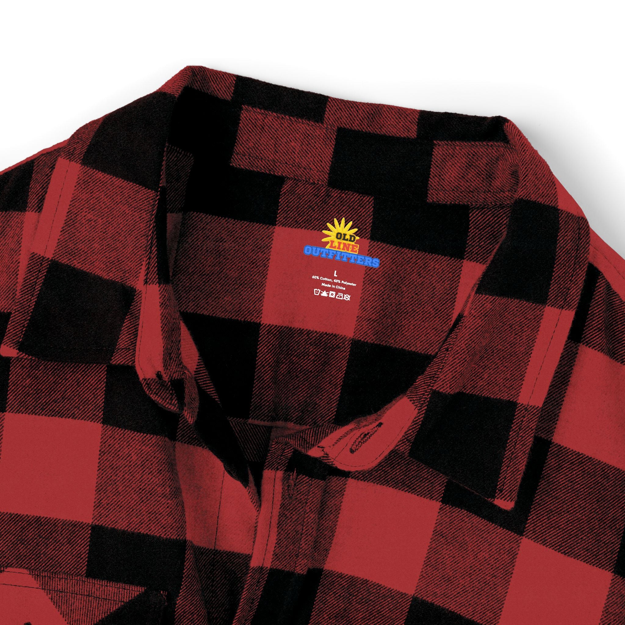 Maryland Butterfly Red and Black Plaid Flannel