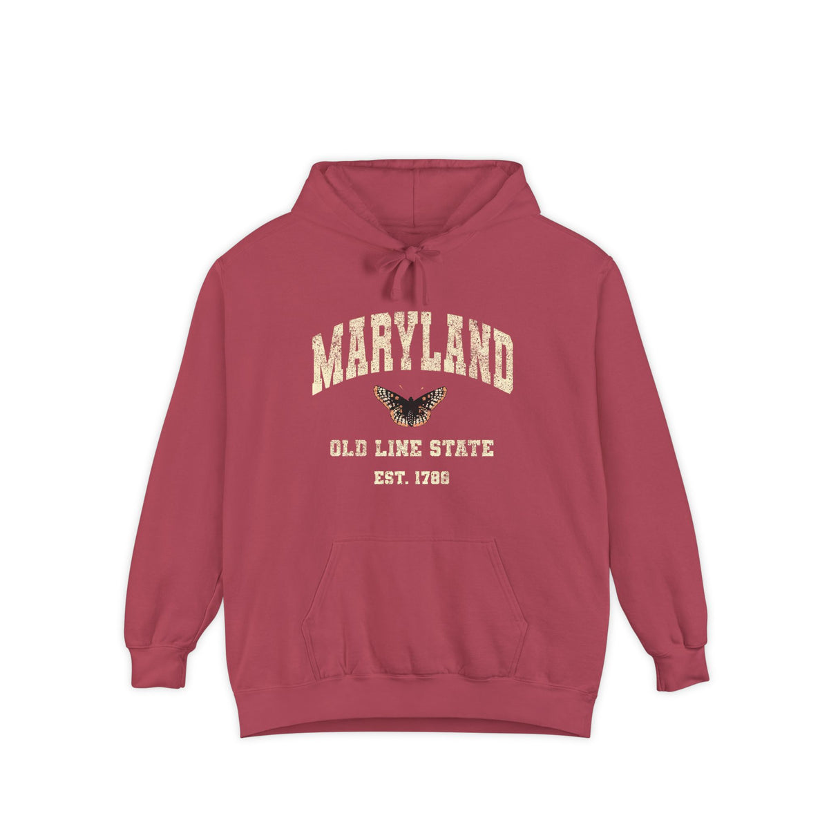Maryland 'Old Line State' Vintage Hoodie