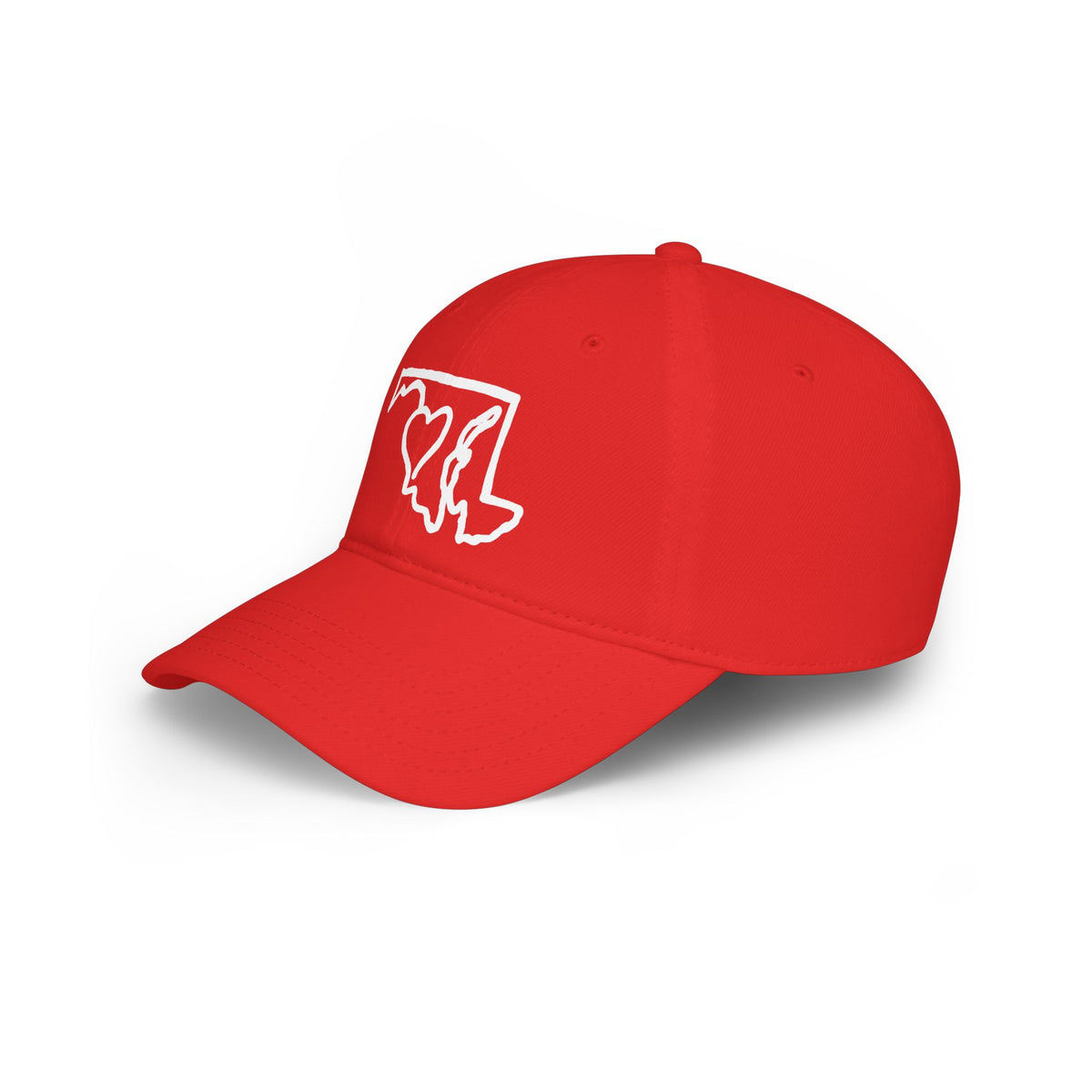 Maryland Outline Cap with Heart
