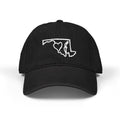 State of Maryland Outline With Heart Denim Cap