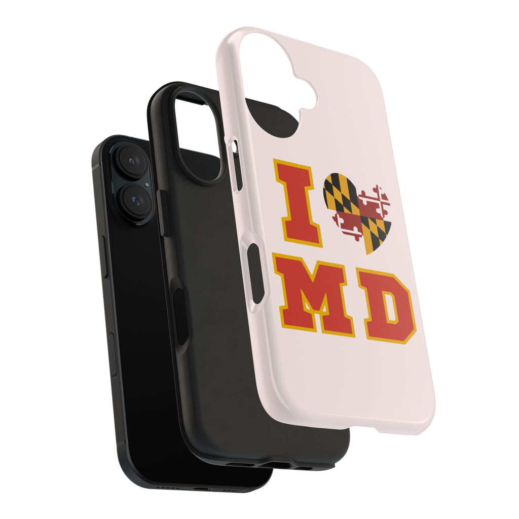 I Heart MD Maryland Flag Phone Case | Tough Phone Case