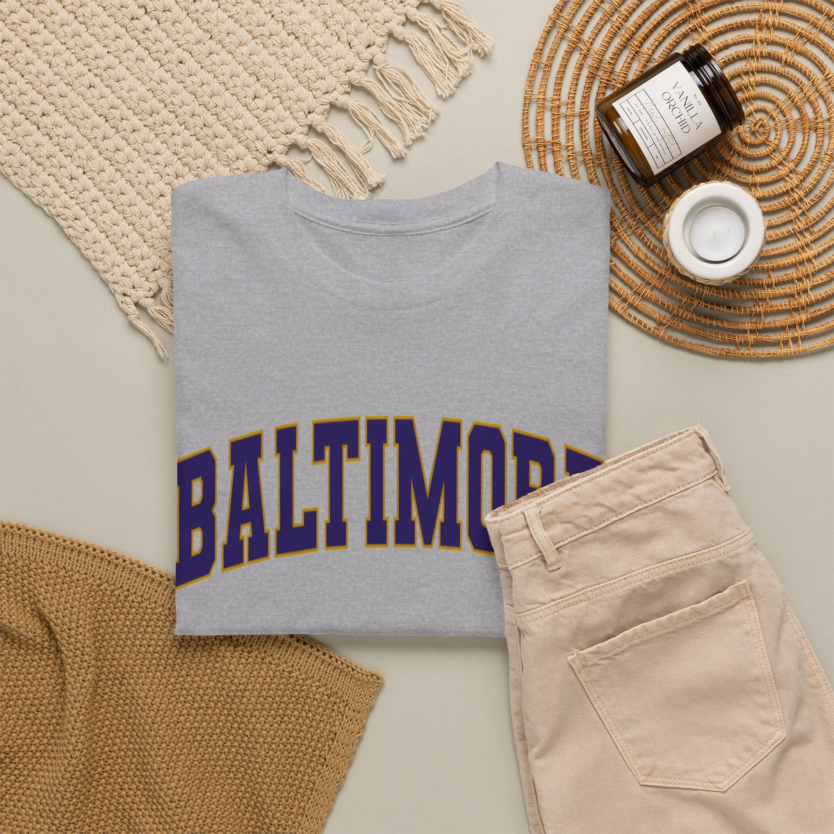 Baltimore Varsity Script Tee