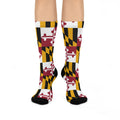 Maryland Flag Cushioned Socks