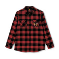 Maryland Butterfly Red and Black Plaid Flannel