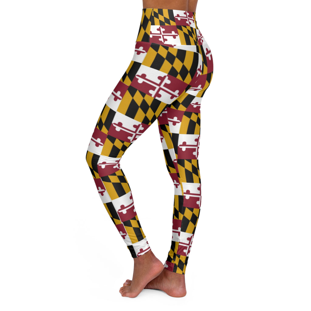 Maryland Flag High-Waisted Pants