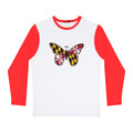 Maryland Flag Butterfly Long Sleeve Shirt