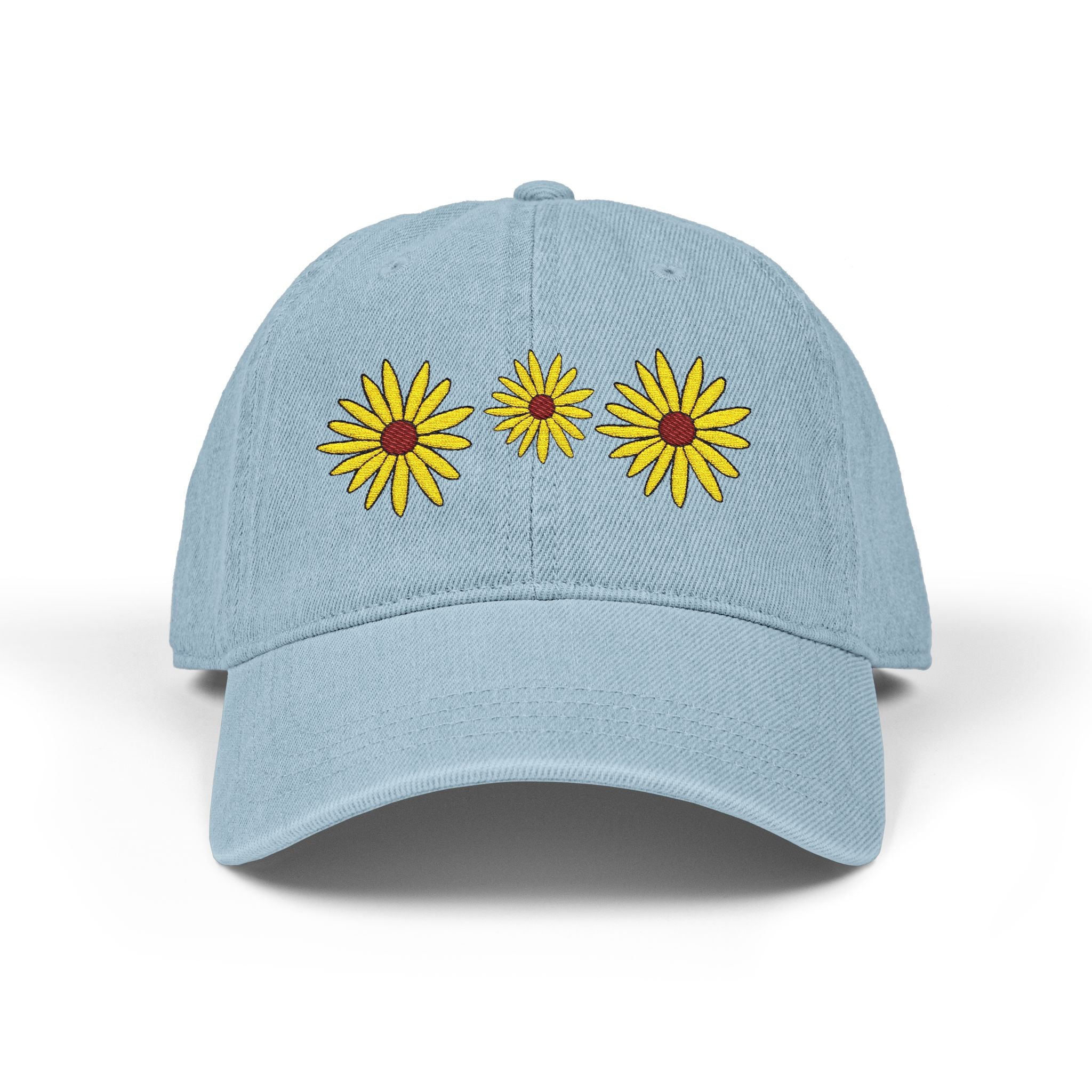 Black Eyed Susan Denim Cap
