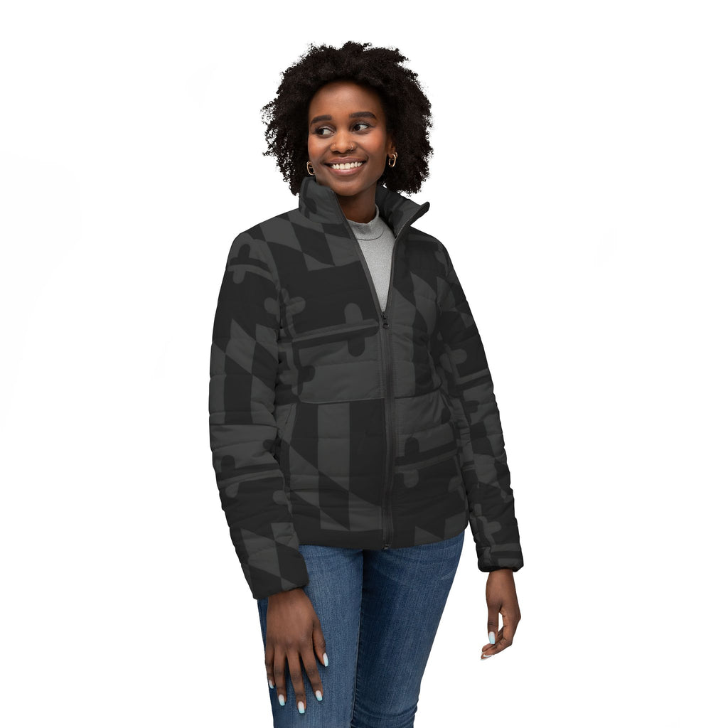 Grayscale Maryland Flag Jacket
