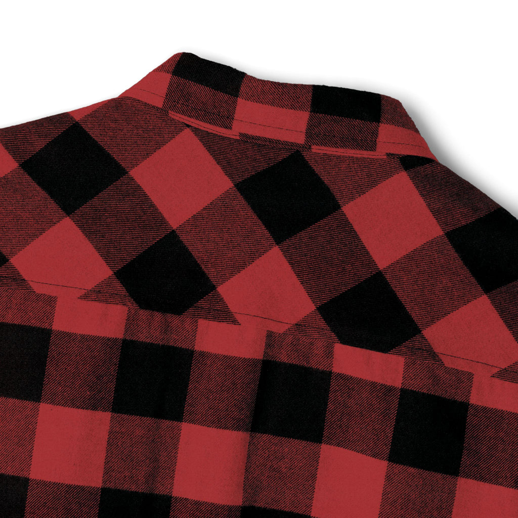 Maryland Butterfly Red and Black Plaid Flannel