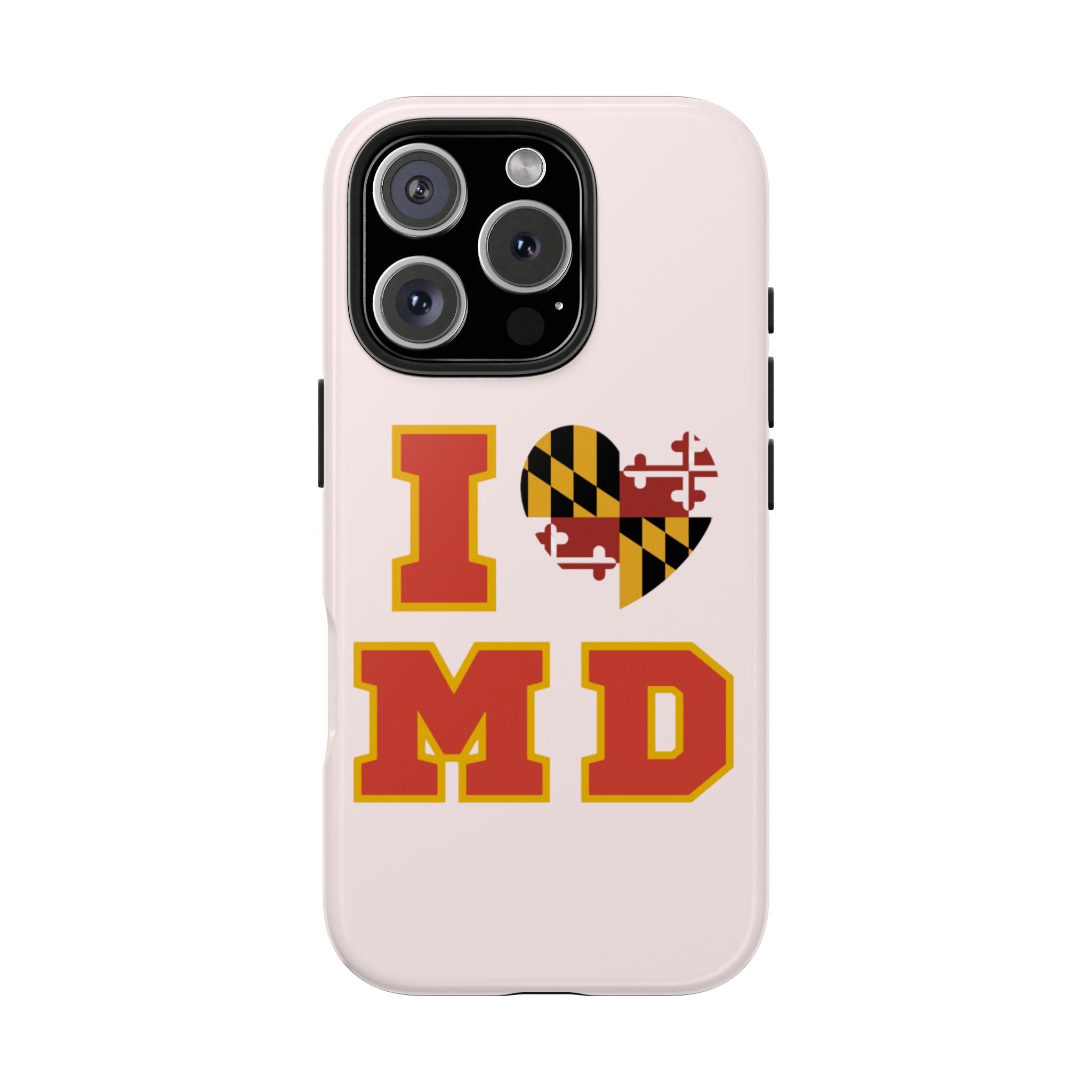 I Heart MD Maryland Flag Phone Case | Tough Phone Case