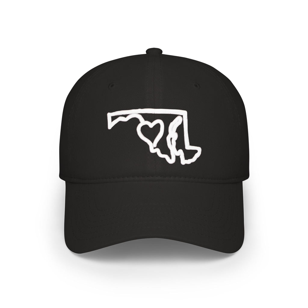 Maryland Outline Cap with Heart