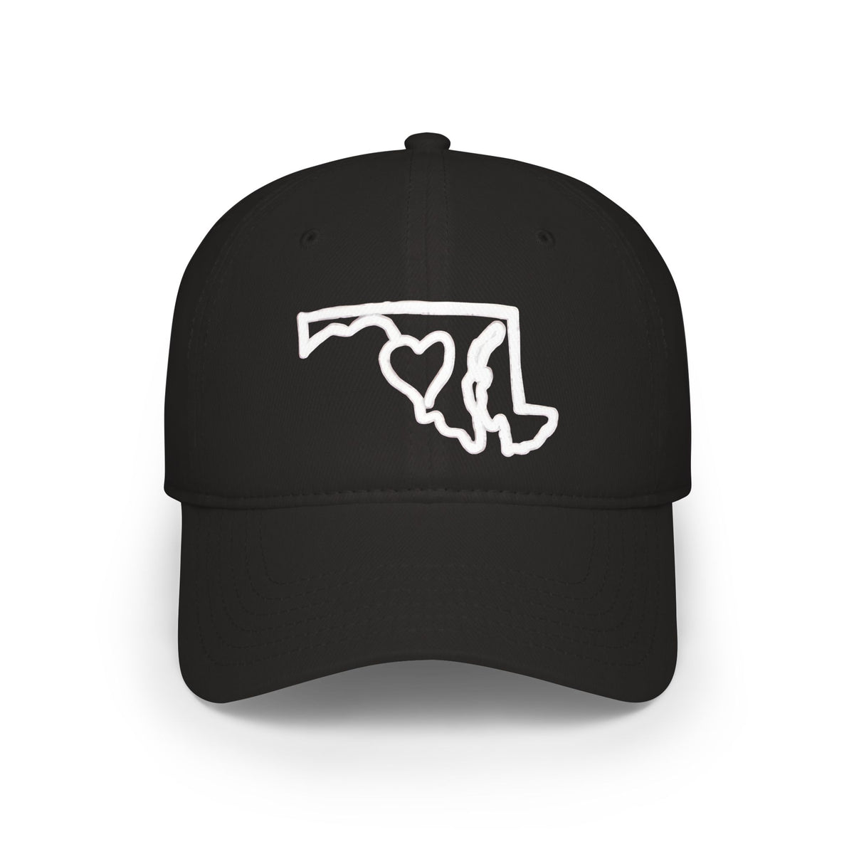 Maryland Outline Cap with Heart