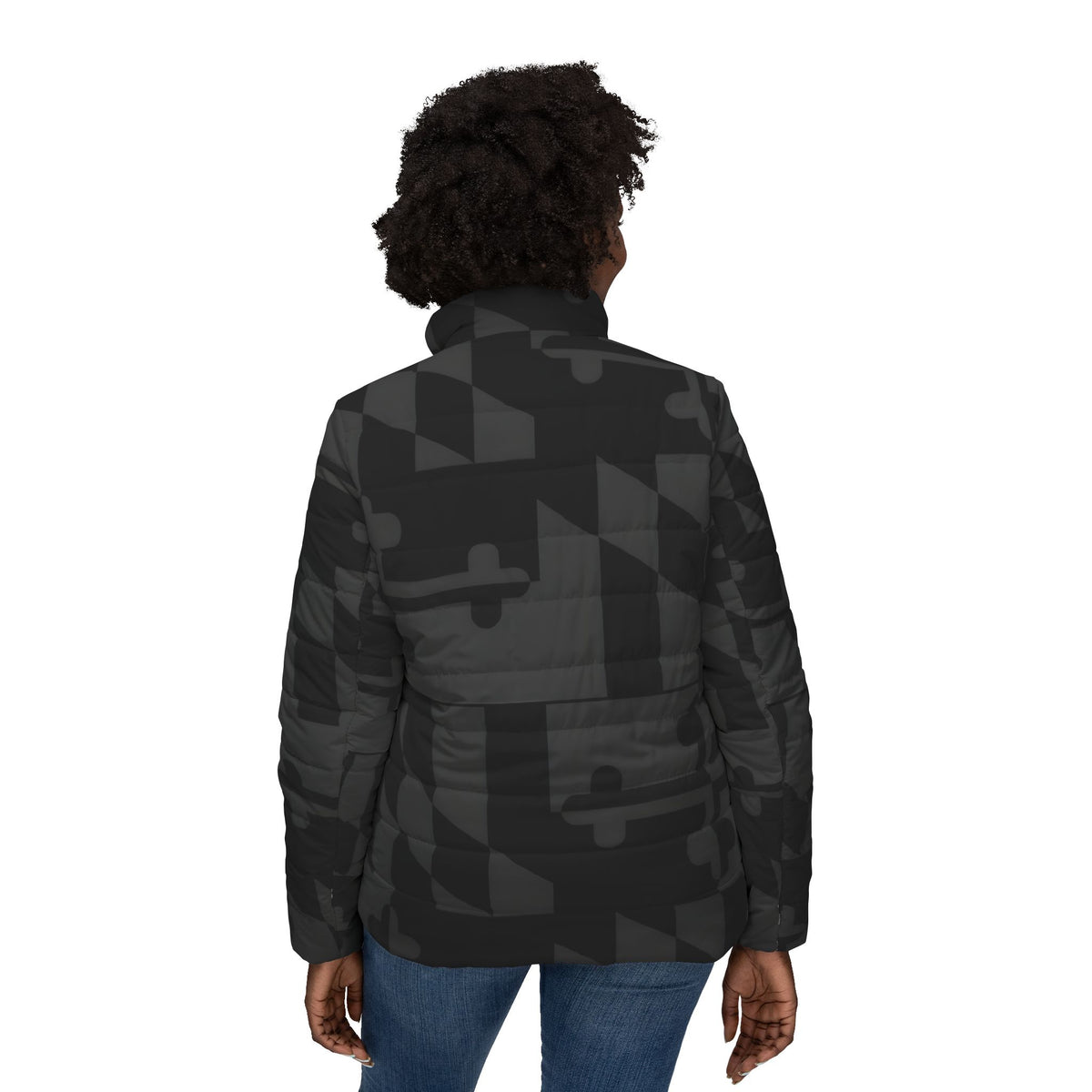 Grayscale Maryland Flag Jacket