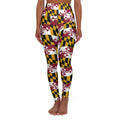 Maryland Flag High-Waisted Yoga Leggings — State Pride Activewear